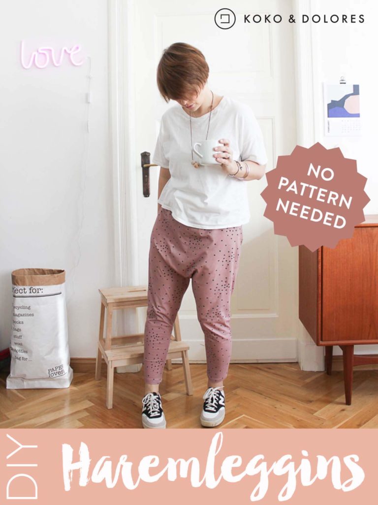 Harem Leggins Sewing without Pattern